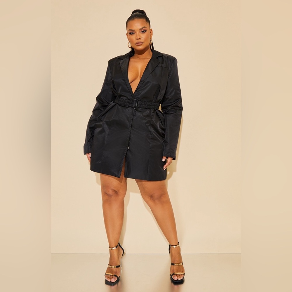 BLACK BLAZER DRESS